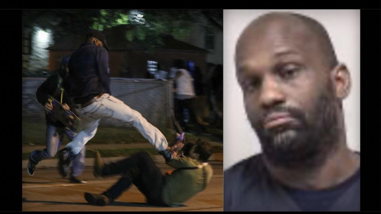 Mysterious 'Jump Kick Man' who took aim at Kyle Rittenhouse's head last year identified as Maurice Freeland — a 39-year-old with a lengthy criminal history