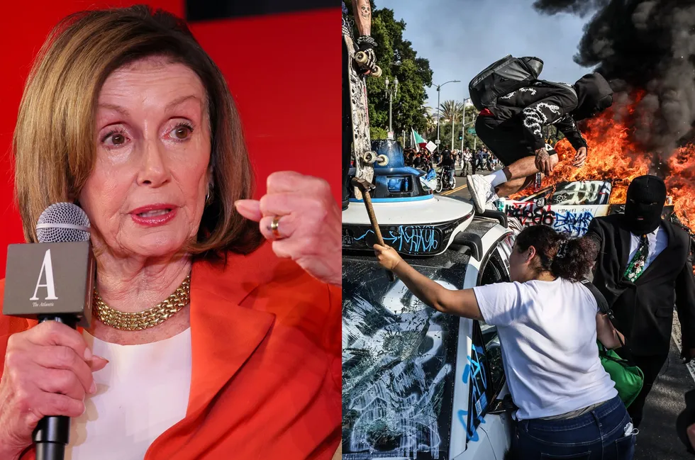 Nancy Pelosi faces brutal backlash for saying 'exuberance of the moment' led to LA rioting
