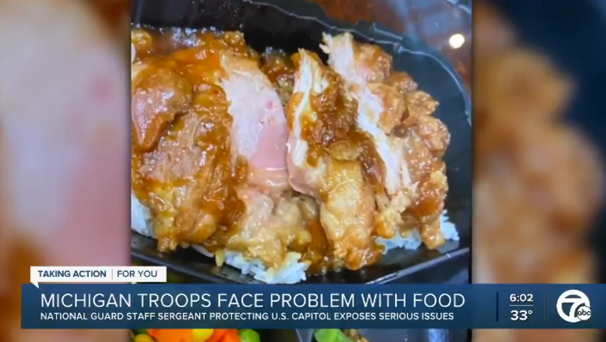 National Guardsmen in DC hospitalized after being fed undercooked meat and food containing metal shavings: report