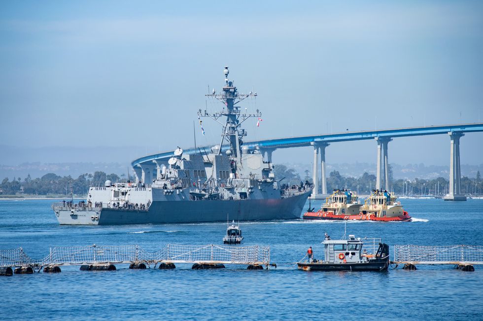 Navy sends second warship to US southern border to 'restore territorial integrity'