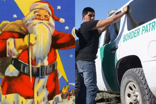 'Nazi trash': Unhinged outrage ensues after ICE posts video of Santa Claus deporting illegal aliens