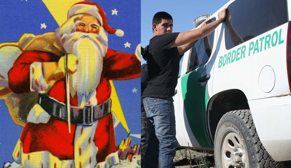 'Nazi trash': Unhinged outrage ensues after ICE posts video of Santa Claus deporting illegal aliens