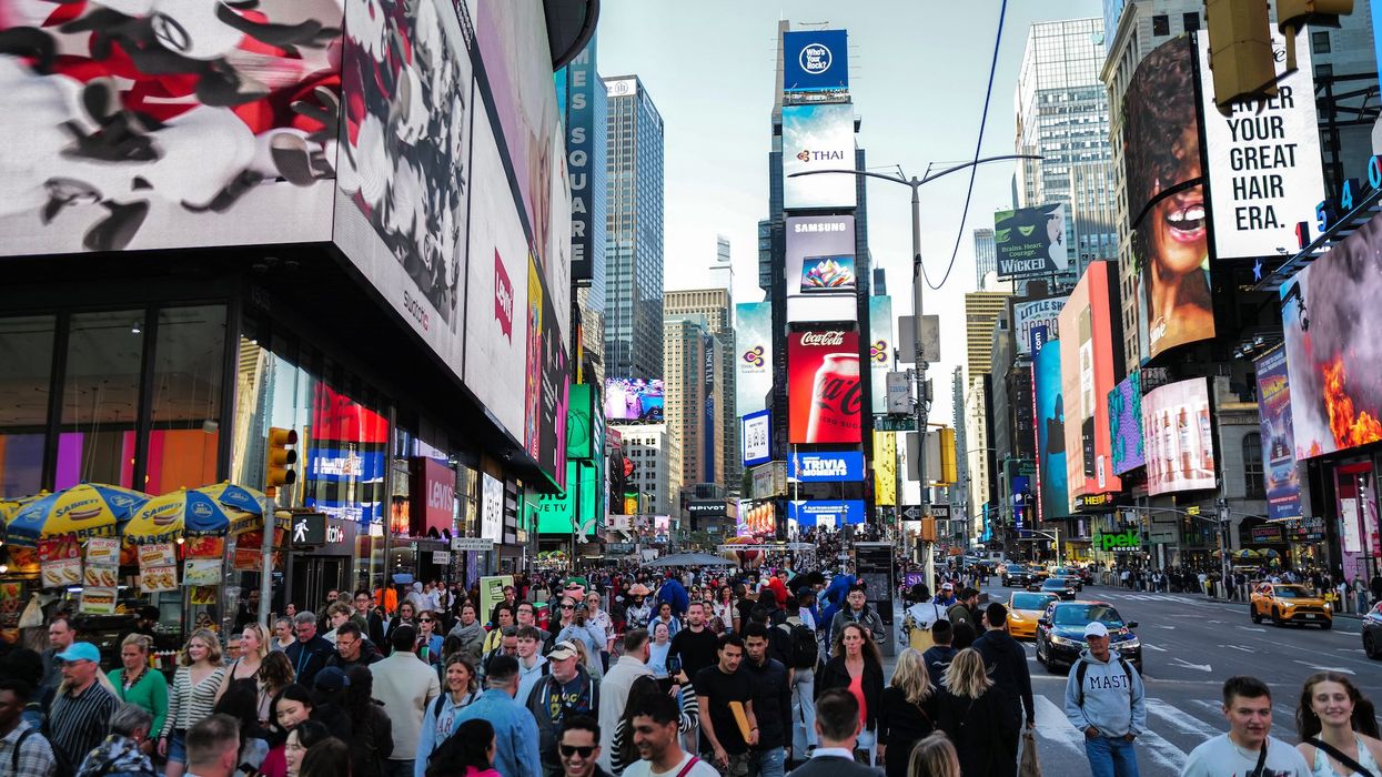 New 12-foot-tall statue of woman in Times Square meant to represent 'cultural diversity'