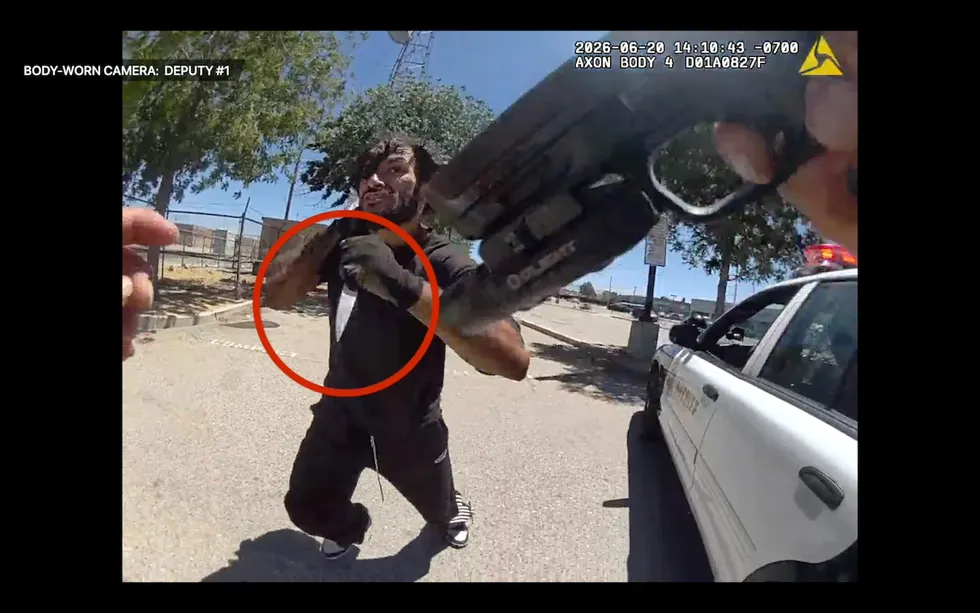New bodycam video shows sheriff's deputies fatally shooting knife-wielding male who authorities say stabbed deputy