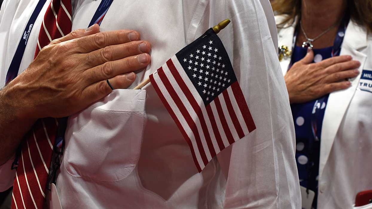 New Hampshire Democrat edits Pledge of Allegiance: '...with liberty and justice for some'