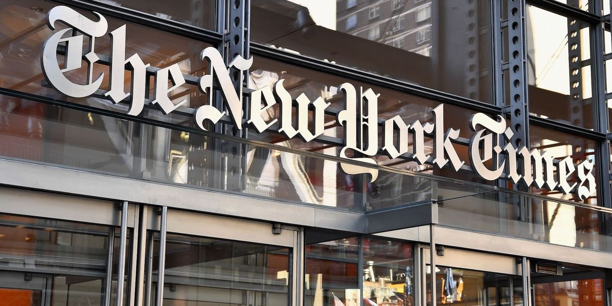New York Times hit with brutal backlash over op-ed calling for radical government change so the left can compete New York Times hit with brutal backlash over op-ed calling for radical government change so the left can compete