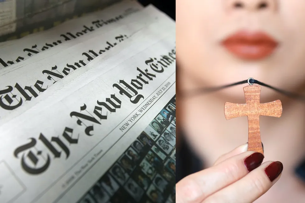 New York Times mocked over report discovering Christians wearing crosses for necklaces