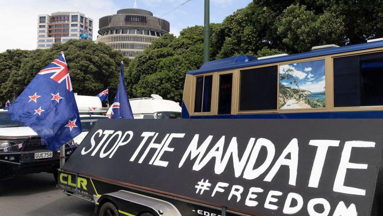 New Zealand 'convoy for freedom' protests vaccine mandates in nation's capital
