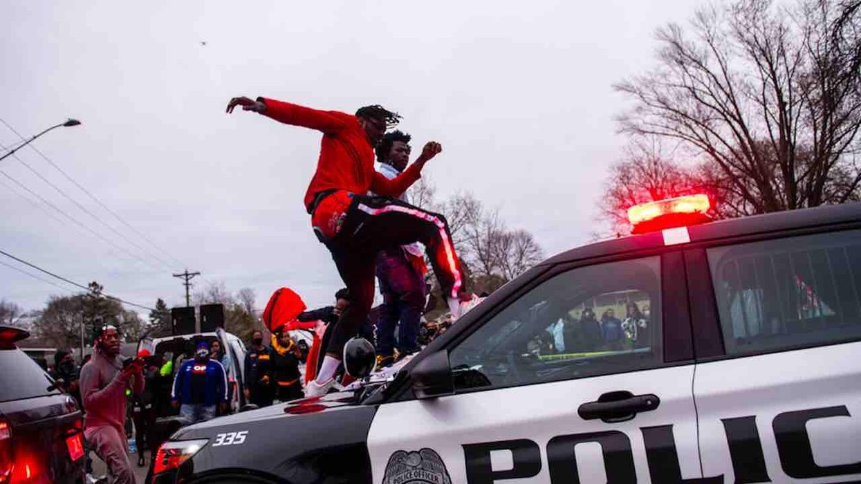 News conference attendees actually order police chief to not use 'riot' to describe riot after fatal shooting of motorist