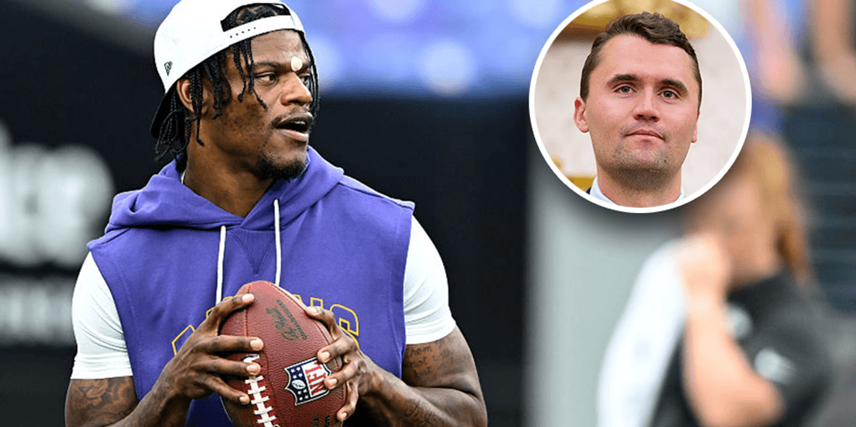 NFL MVP Lamar Jackson shares Charlie Kirk message, faces relentless liberal attacks