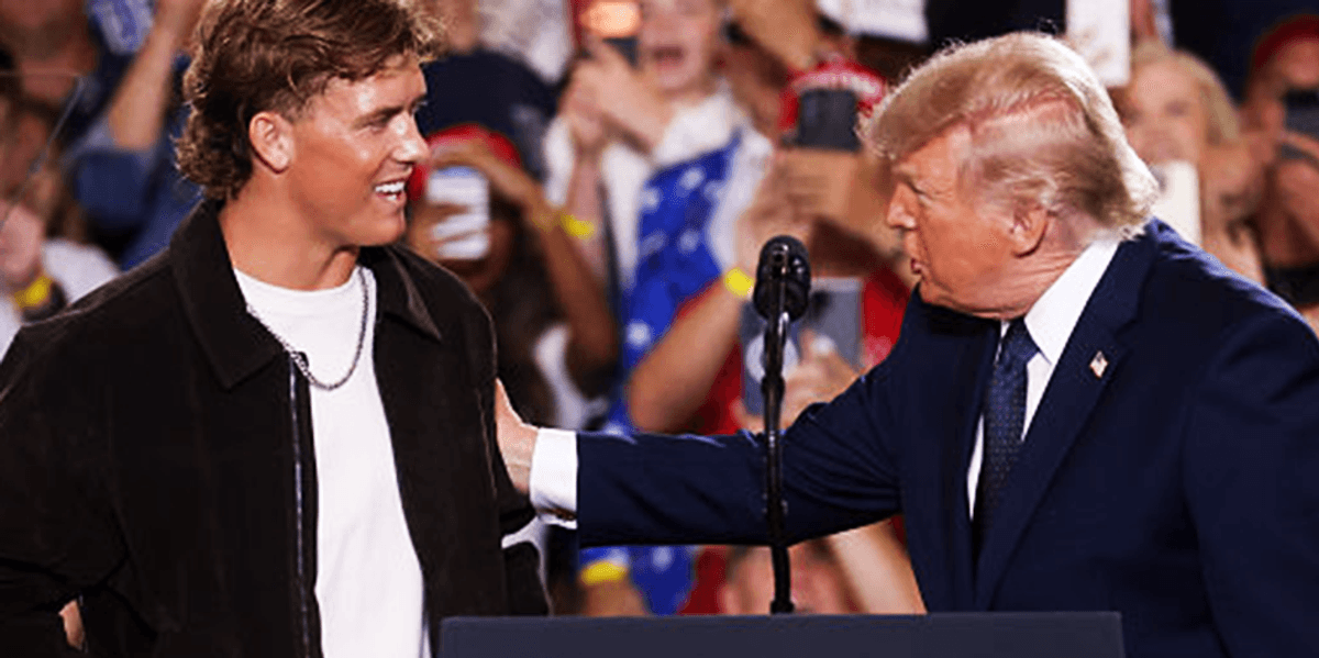NFL players defend NY Giants QB Jaxson Dart after he introduces Trump: 'Fake Trump hate'