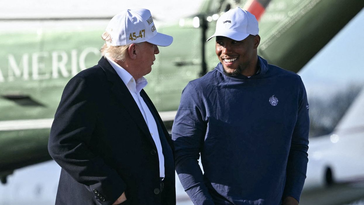 NFL star Saquon Barkley shoots down insufferable backlash after playing golf with Trump