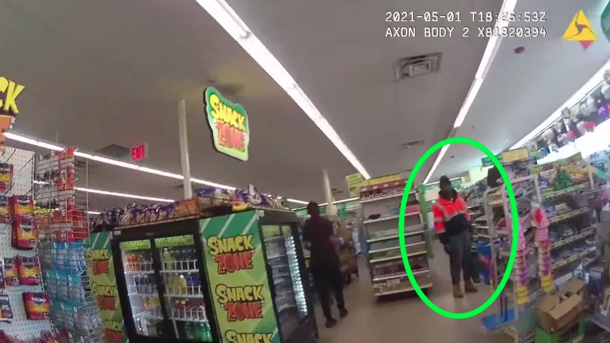 NY store calls police to handle homeless man stealing socks. Cops arrive, confront suspect — and then pay for what he took.
