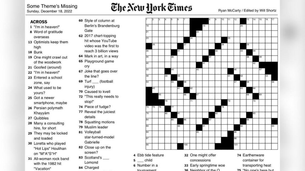 NY Times under fire after crossword puzzle published on eve of Hanukkah resembles swastika