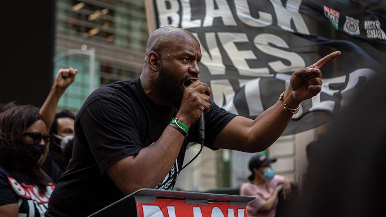 NYPD cops blast BLM leader as a 'domestic terrorist' for threats of 'riots' and 'bloodshed,' want FBI to investigate him and his funders