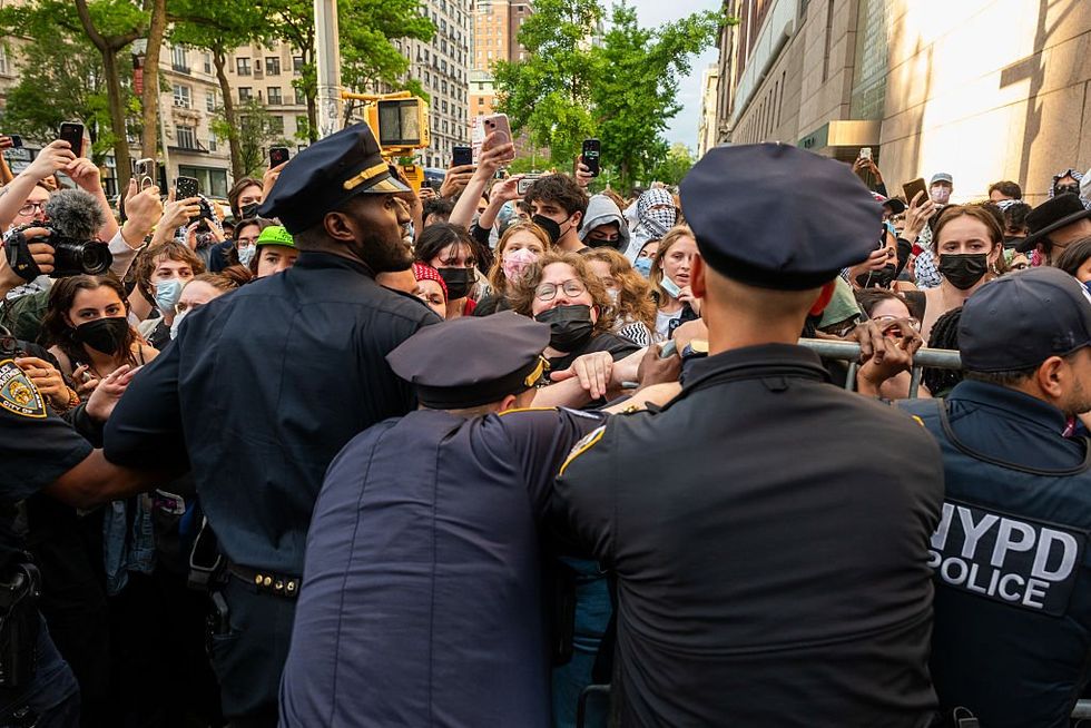 NYPD detains 80 'pro-Hamas thugs' accused of Columbia library takeover as Rubio targets visas
