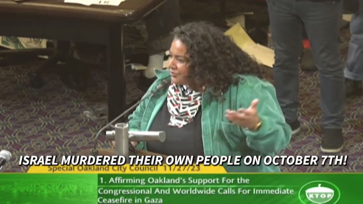 Oakland residents go viral over truly insane defense of Hamas: 'Israel murdered their own people on Oct. 7!'