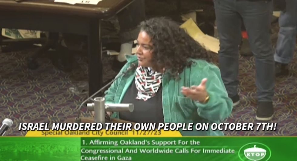 Oakland residents go viral over truly insane defense of Hamas: 'Israel murdered their own people on Oct. 7!'