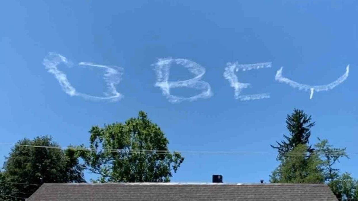 'Obey' appears in Kentucky skies just days after Democratic governor's COVID-19 mask mandate