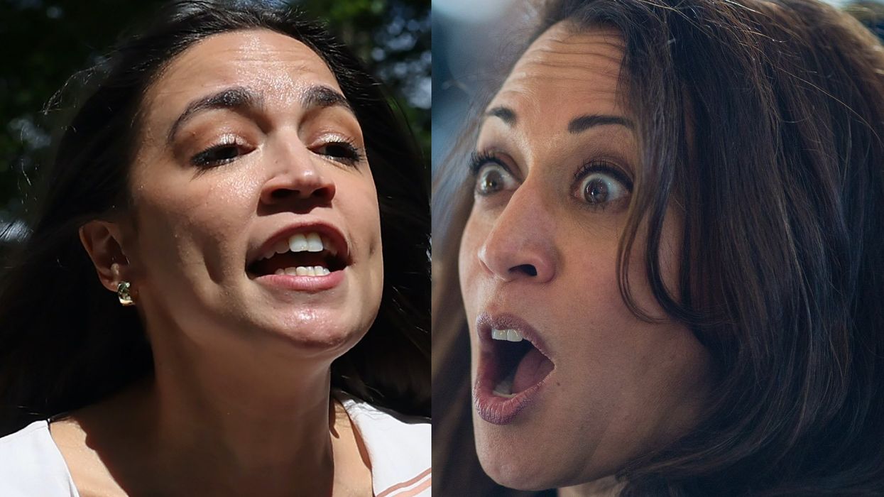 Ocasio-Cortez says anti-Biden Democrats want to secretly cut Kamala Harris from ticket too: 'That's bulls***!'