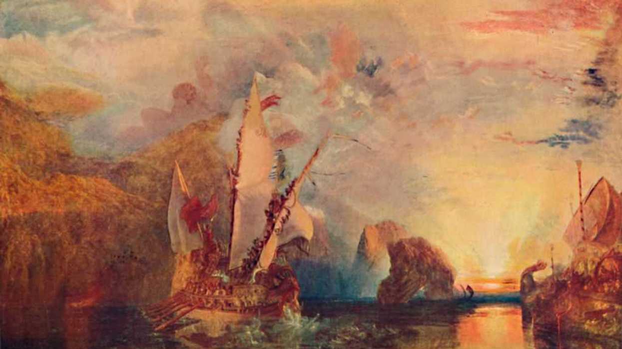 Odysseus sails west with nowhere left to go