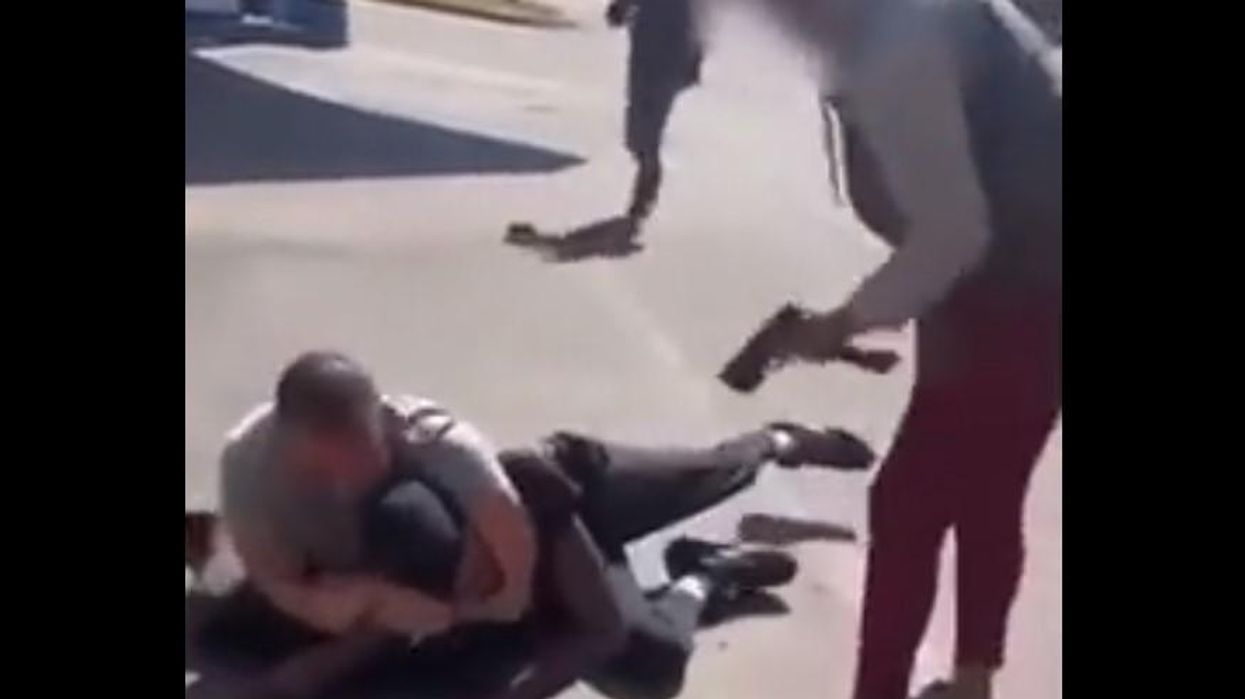 Off-duty firefighter wrestles felon who pulled gun on him. Felon's girlfriend grabs dropped gun, fatally shoots firefighter — and she's facing no criminal charges.