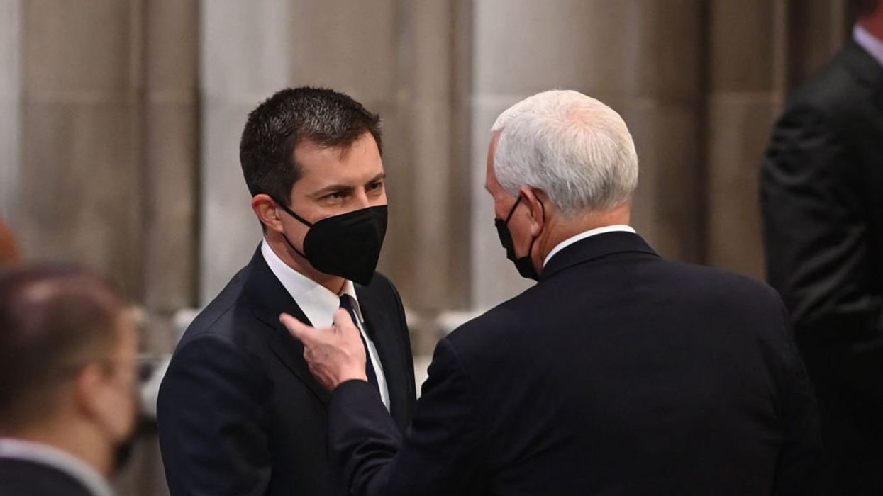 'Offensive and inappropriate': Karine Jean-Pierre says Mike Pence must apologize for 'homophobic joke' about Pete Buttigieg