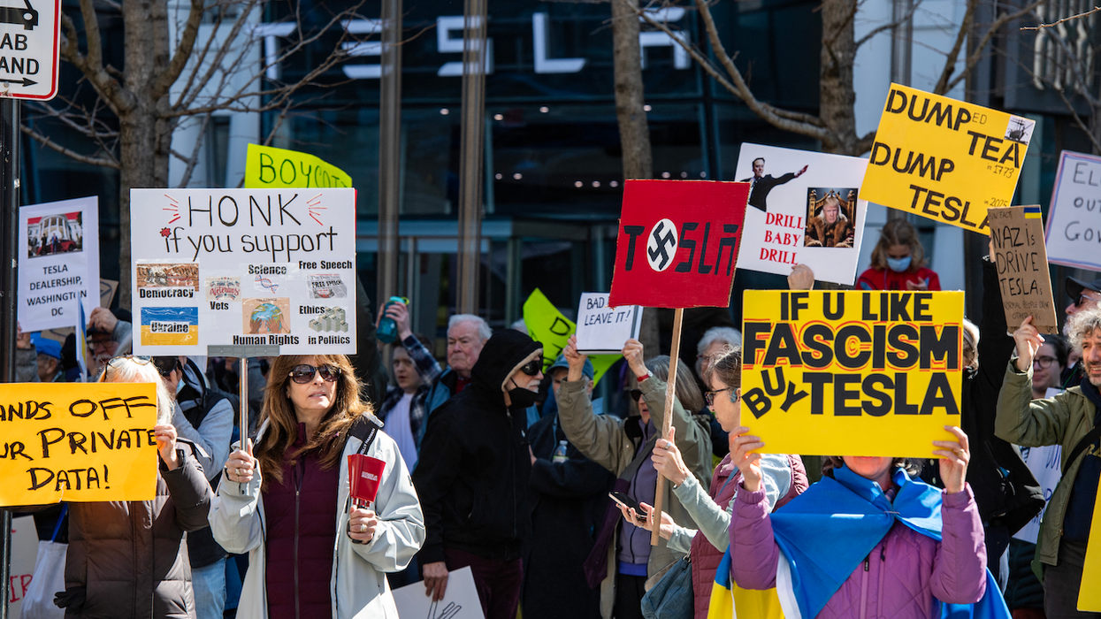 'Old man' caught on video keying Tesla arrested for felony; officials blast similar instances of politically driven crime