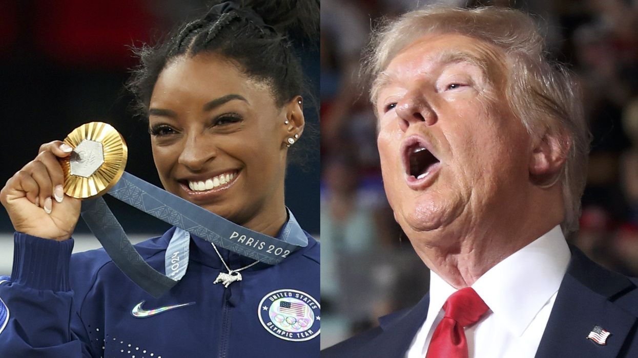 Olympics superstar Simone Biles refers to controversial Trump talking point after latest gold medal victory