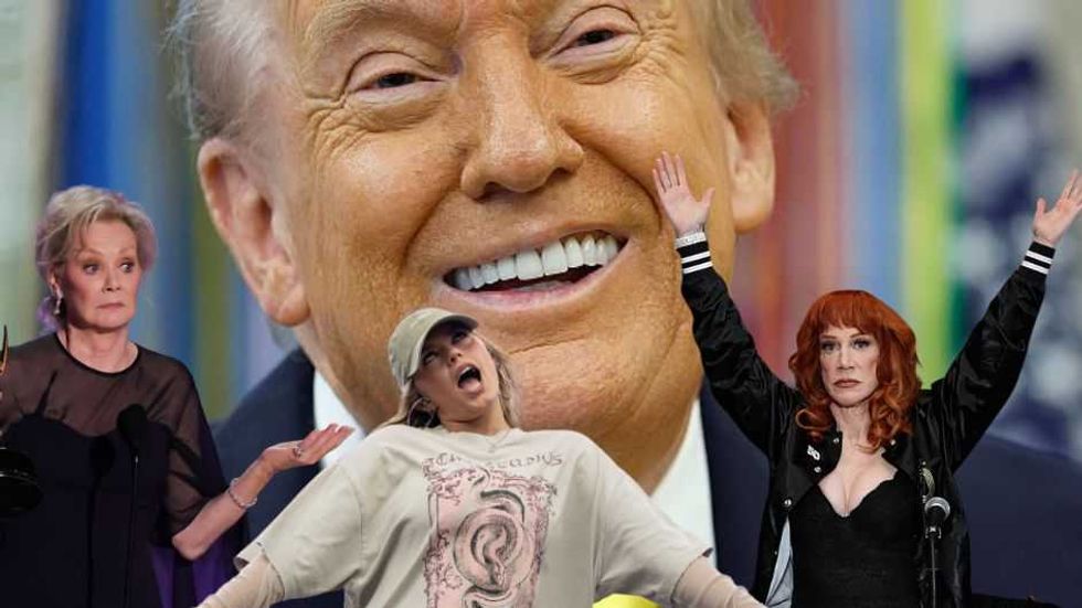 One babble after another: A-list antifa can't stop trashing Trump