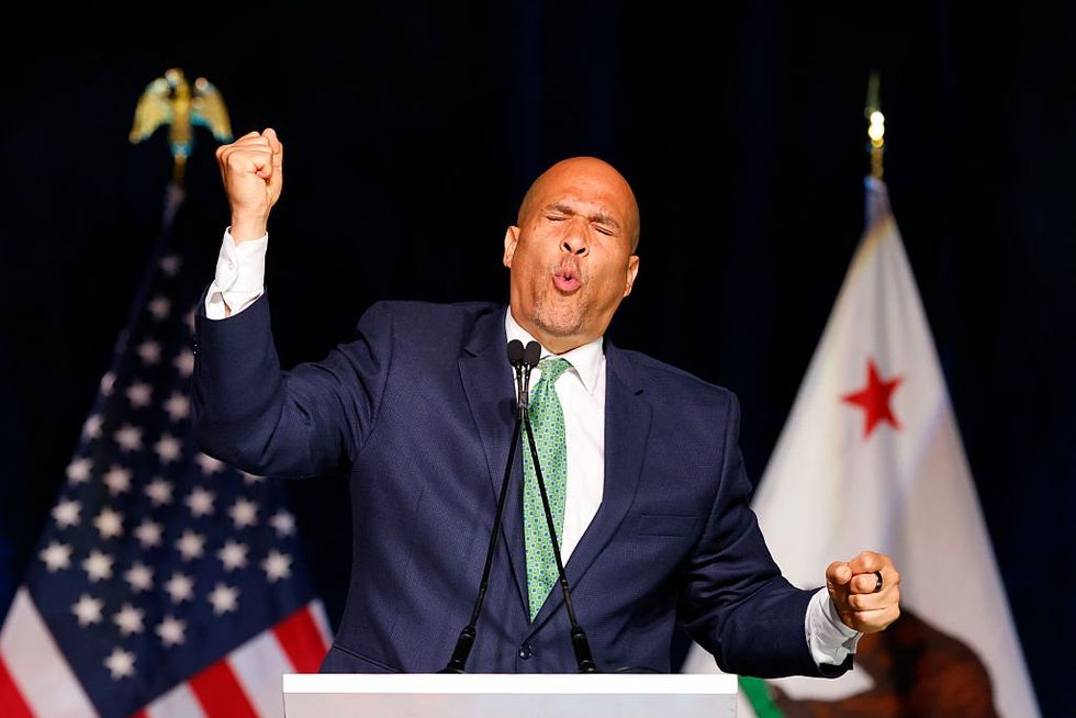 'One big psy op': Musk rips liberal media for hypocrisy over Cory Booker's 'Nazi salute'