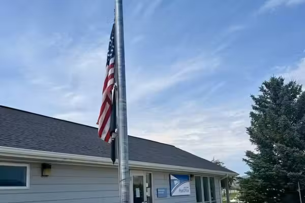 One lowered flag carried me home