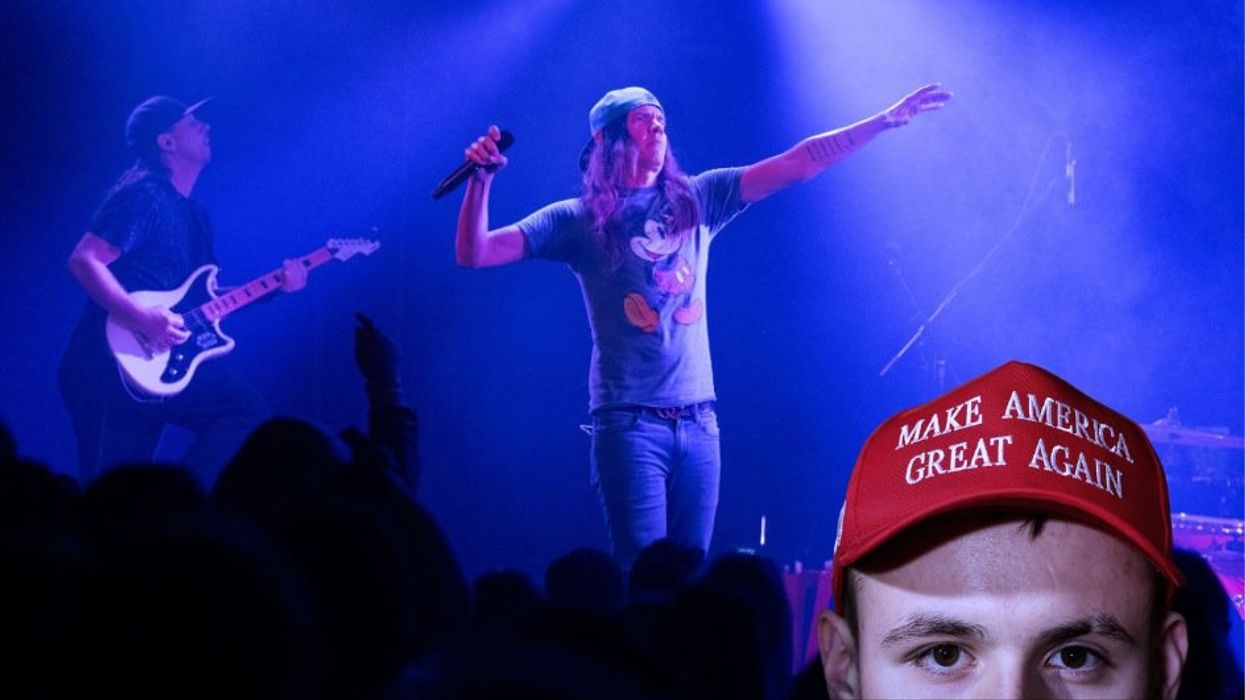 One of my favorite punk bands just banned Trump supporters ... in the name of Jesus?!