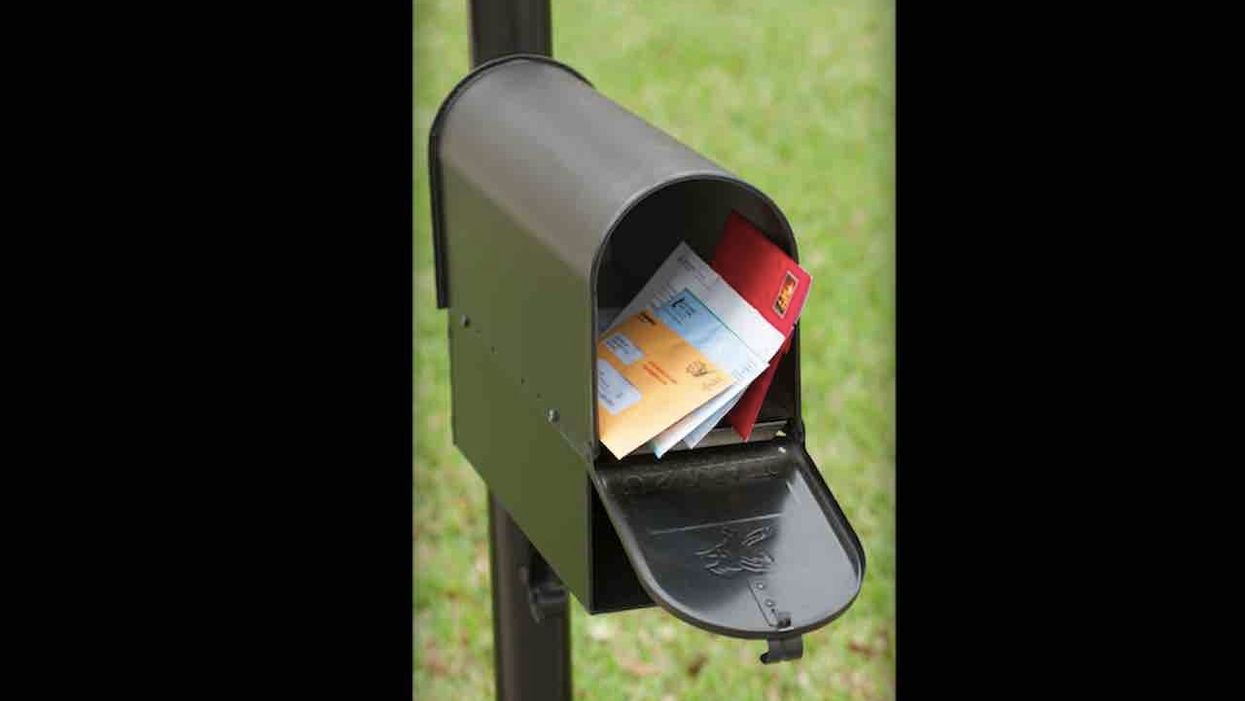 Open mailbox with mail