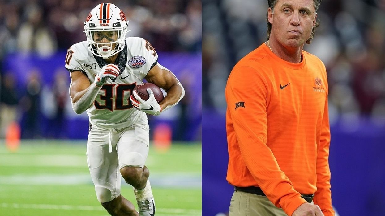 OSU's Chuba Hubbard says he 'won't be doing anything' with team after Mike Gundy wore an OAN shirt