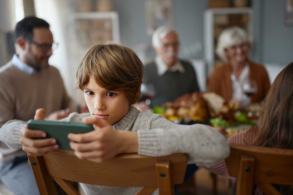 Our forefathers prayed on Thanksgiving. We scroll.