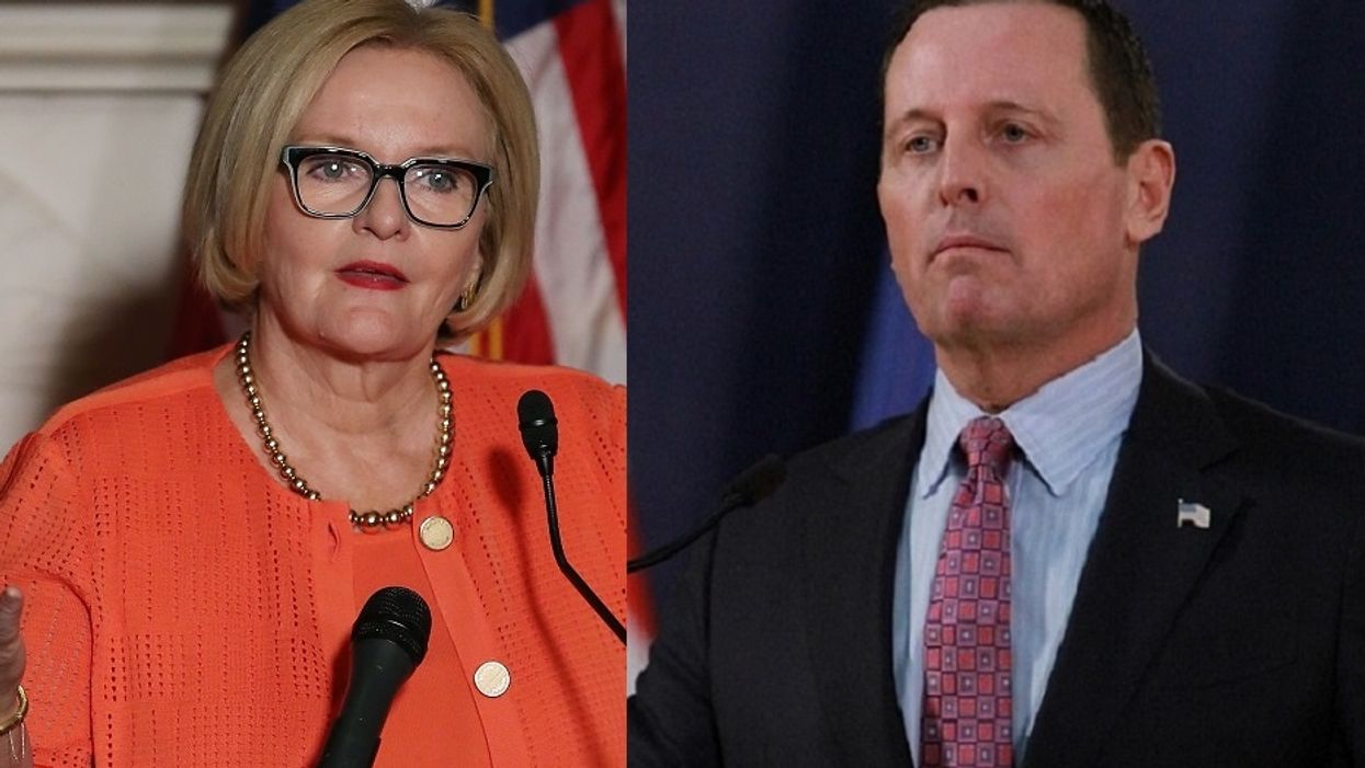 Ousted Democratic Sen. Claire McCaskill tries to dunk on Richard Grenell. It does not go well.