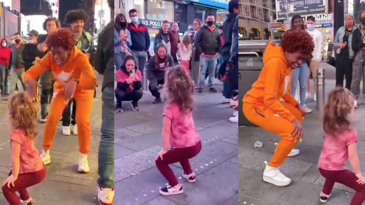 Outrage erupts over viral video of young child twerking while crowd applauds on NYC street: 'This is beyond sick.'