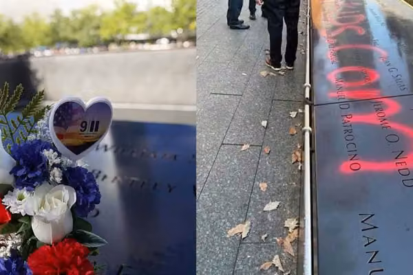 Outrage mounts after 9/11 Memorial is vandalized — allegedly by a gun-control activist: 'The Mamdani effect'