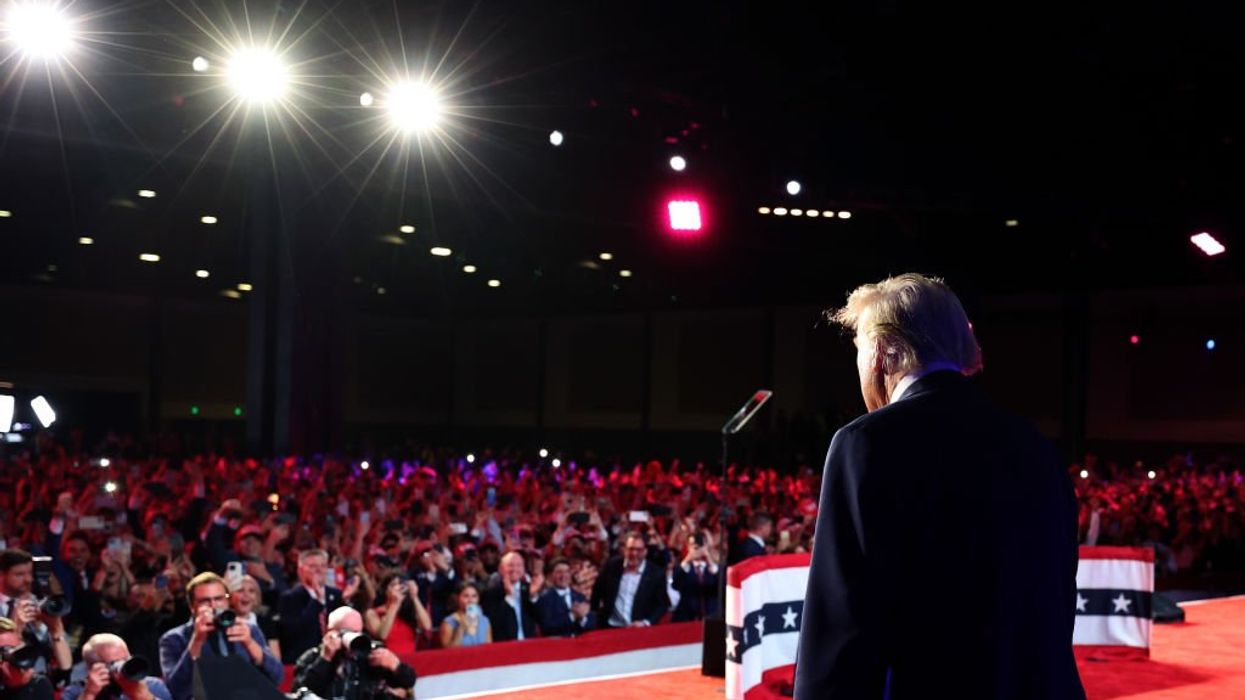 Overjoyed Christians break into spontaneous song at Trump victory party: 'God is so merciful'