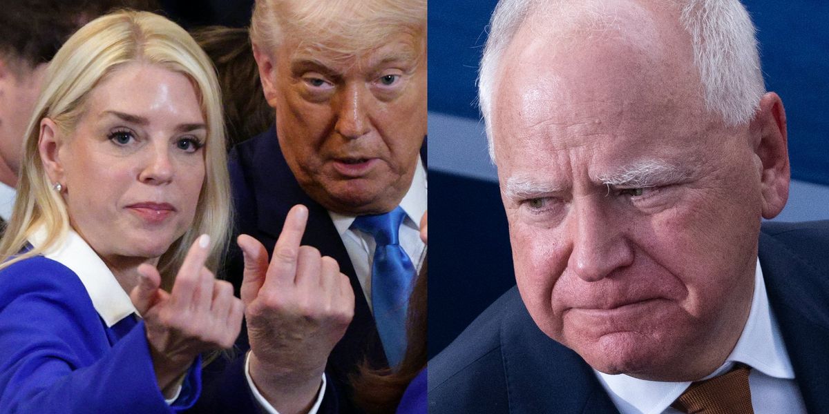 Pam Bondi lawsuit accuses Tim Walz of discriminating against US citizens to favor illegal aliens Pam Bondi lawsuit accuses Tim Walz of discriminating against US citizens to favor illegal aliens