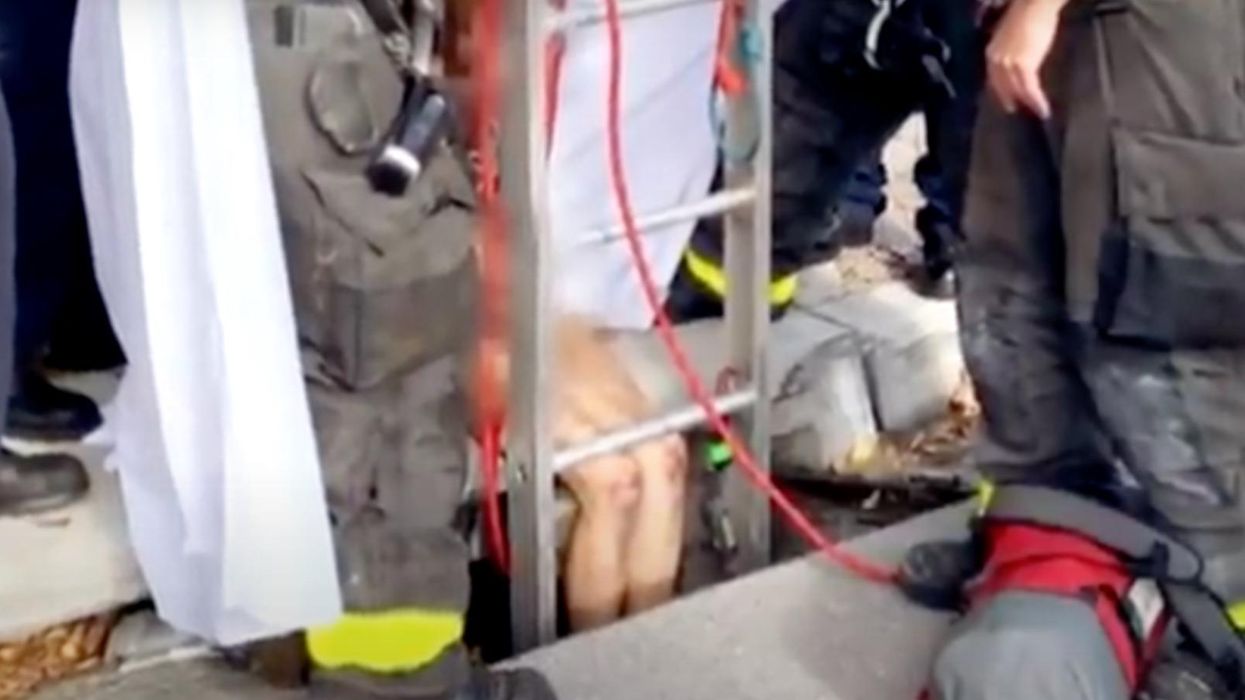 Passerby hears screaming from storm drain, discovers naked woman who’d been missing for several weeks. The story only gets weirder from there.