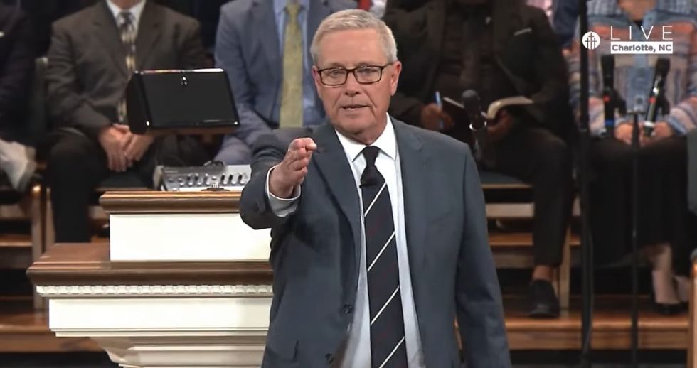Pastor goes viral with fiery message about Trump&apos;s &apos;God Bless the USA&apos; Bible: &apos;You can get mad if you want to&apos;