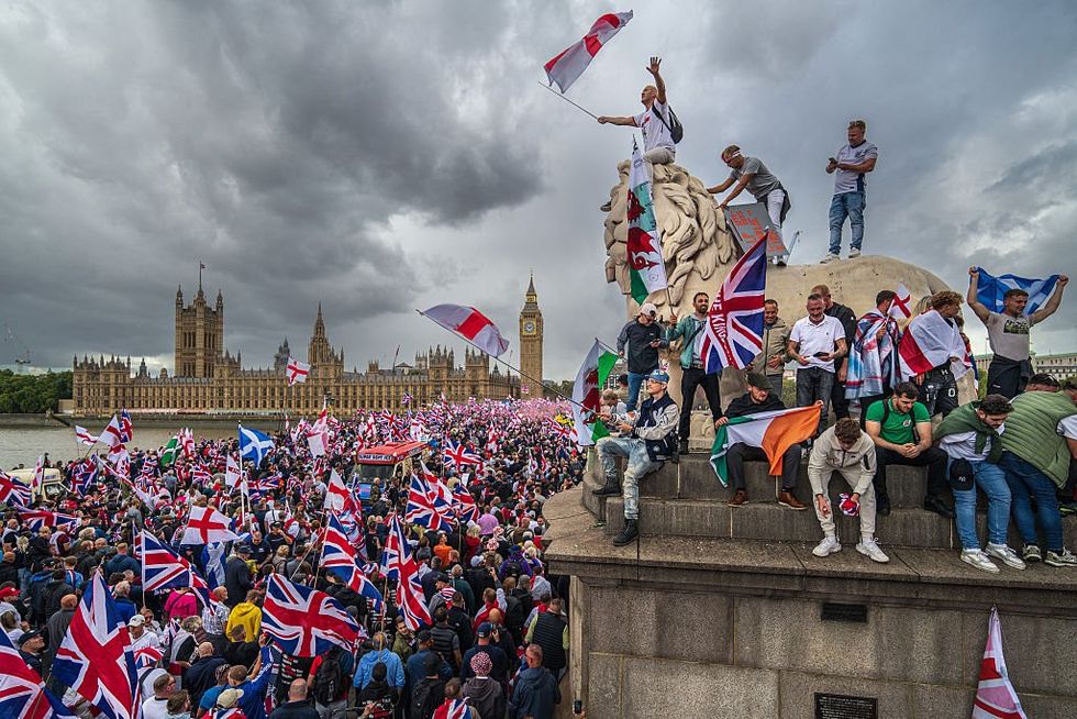 Patriots flood London streets for Unite the Kingdom festival: 'Cultural revolution has begun'