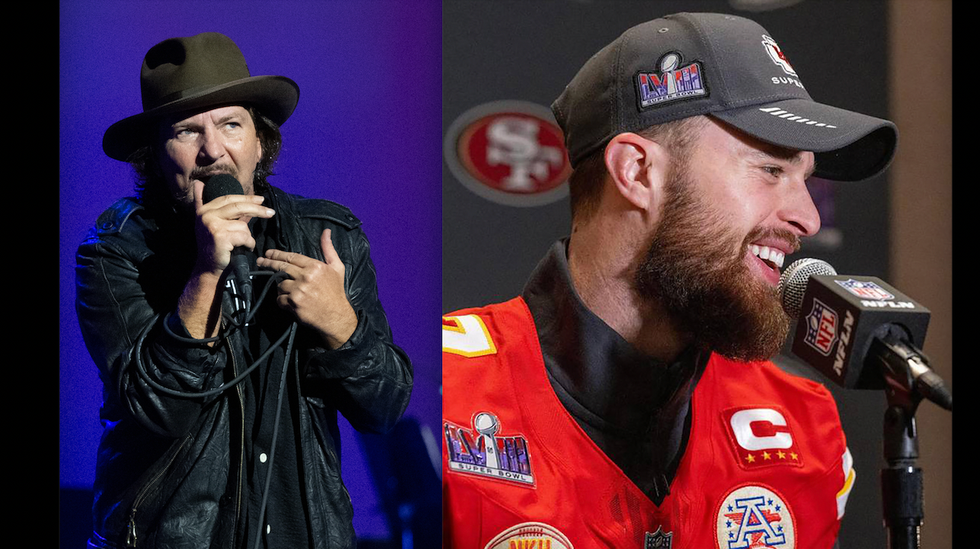 Pearl Jam's Eddie Vedder calls Harrison Butker 'f***ing p***y' over star kicker's anti-woke graduation speech