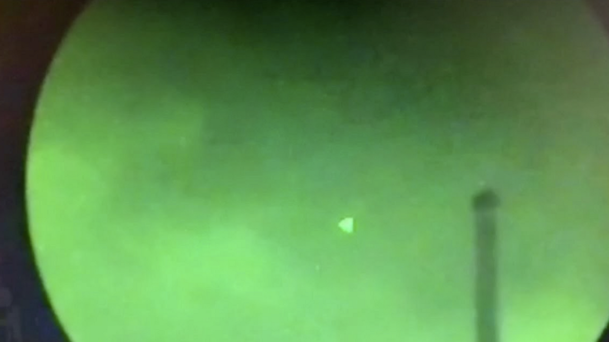 Pentagon confirms leaked video of 'pyramid-shaped' UFO is real