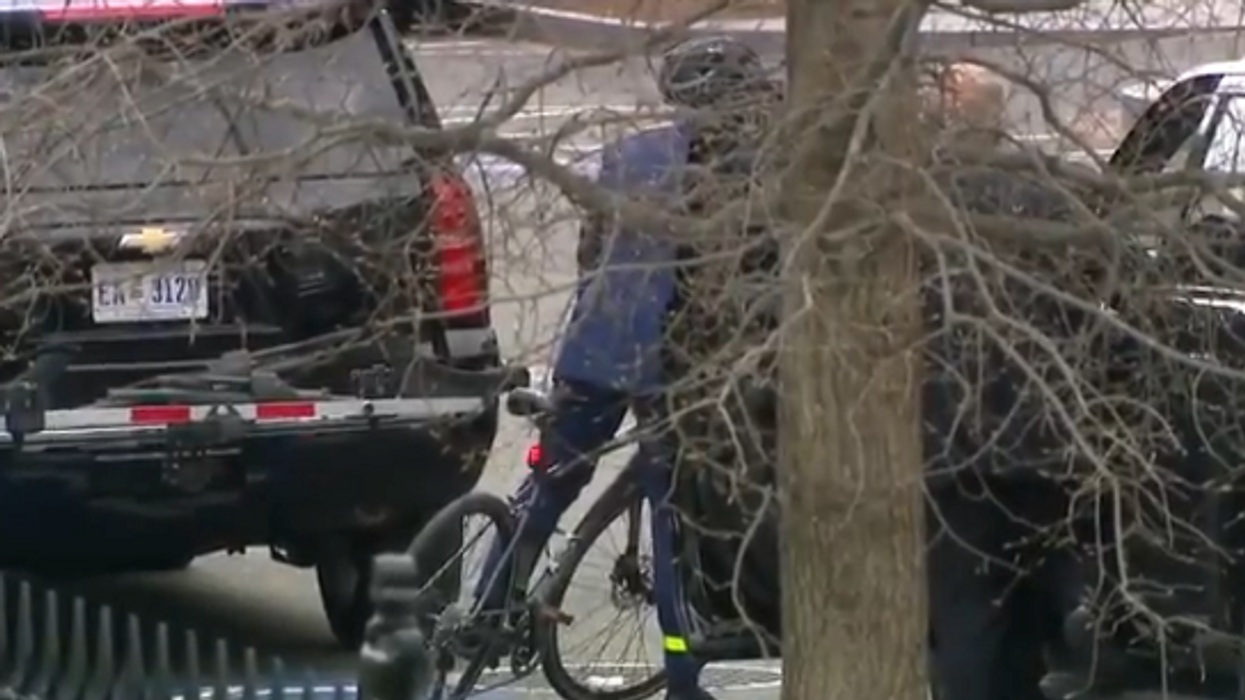 Pete Buttigieg caught unloading bike from SUV before riding to Cabinet meeting in apparent botched environmentalist photo-op