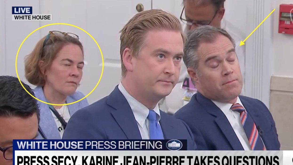 Peter Doocy hits KJP with blunt question about Biden's Maui wildfire response that visibly shocks his colleagues