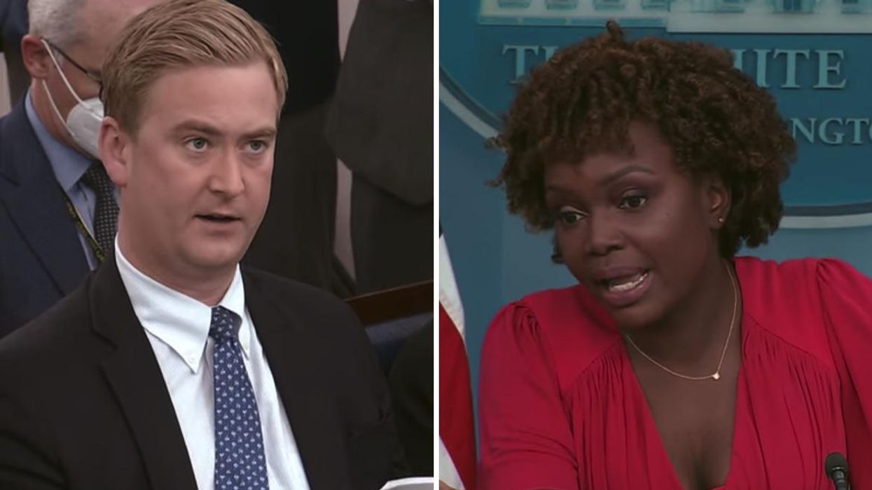 Peter Doocy leaves new WH press secretary stumped with single question he is forced to ask three times