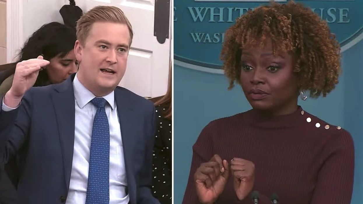 Peter Doocy makes KJP looks silly after she tries to gaslight Americans about economy, blame Trump for economic woes